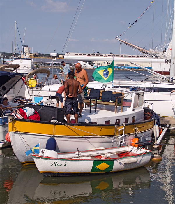 fritidsbåt från brasilien, atlantic crossing
